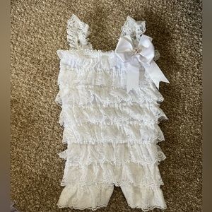 Babygirl white one piece